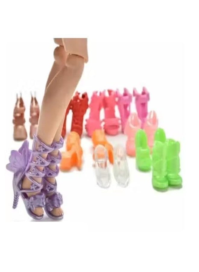 Ladli® Doll Set for Girls - Stylish Dress-Up Fashion Doll with Shoes,Bag & Accessories | Birthday Gift for Kids Fashion Dolls for Girls | (Doll with Accessoires) Birthday Gift Toy - Image 5